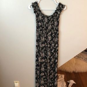 Long dress with high slits